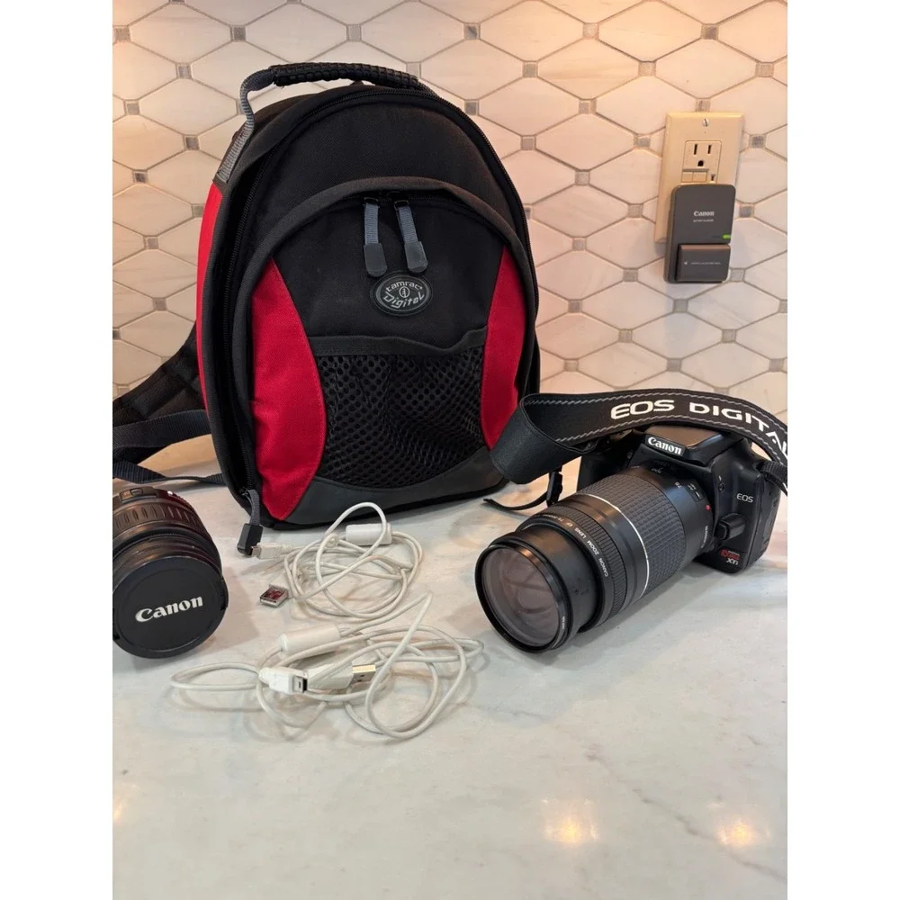 Canon EOS Rebel XTi Digital DS126151 Camera Bundle - See Pics